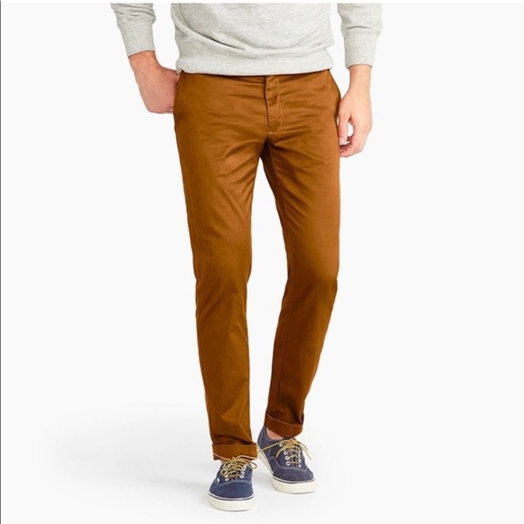 J. Crew Other - Men’s J. Crew 770 Brown Straight Fit Brushed Twill Chino Pants